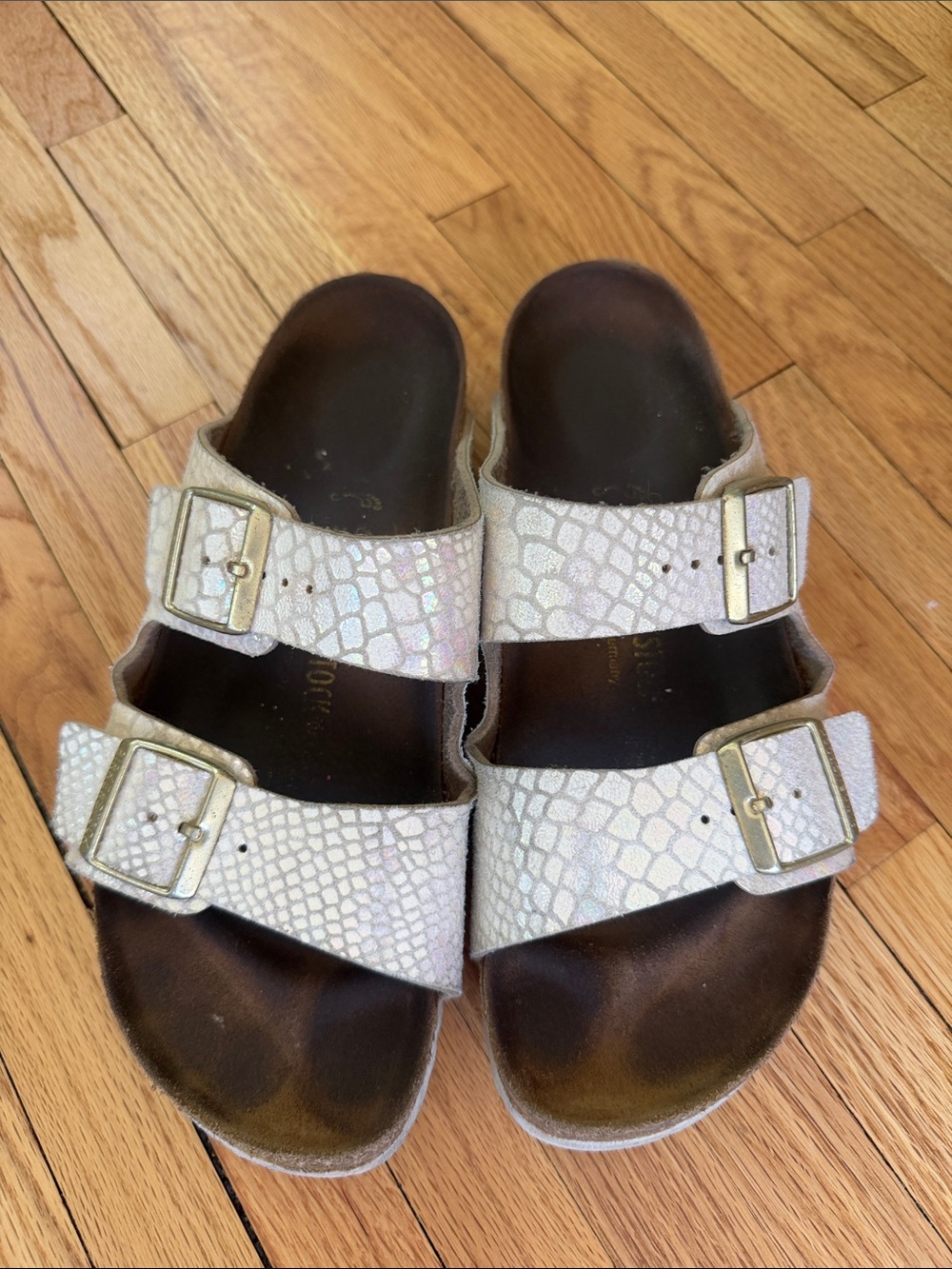 Birkenstock Iridescent Snake Sandal